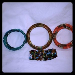 Asstd novelty bracelets 4 included